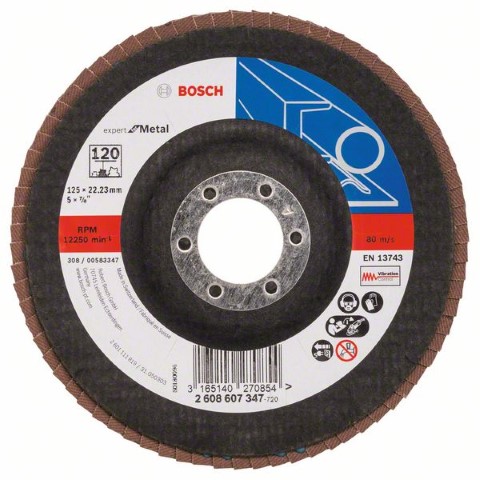 BOSCH FLAP DISC 125 MM X 22.2 MM 